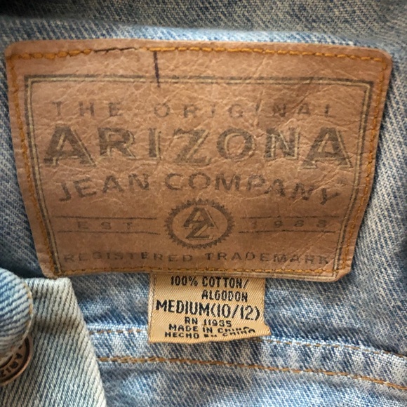 Painted Denim Jacket Japanese Geisha Girl - Picture 4 of 6